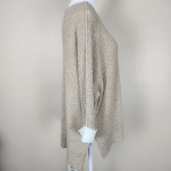 COLORBLOCK V-NECKKNIT SWEATER | STYLEOPTIONS Size Medium - Picture 5 of 13